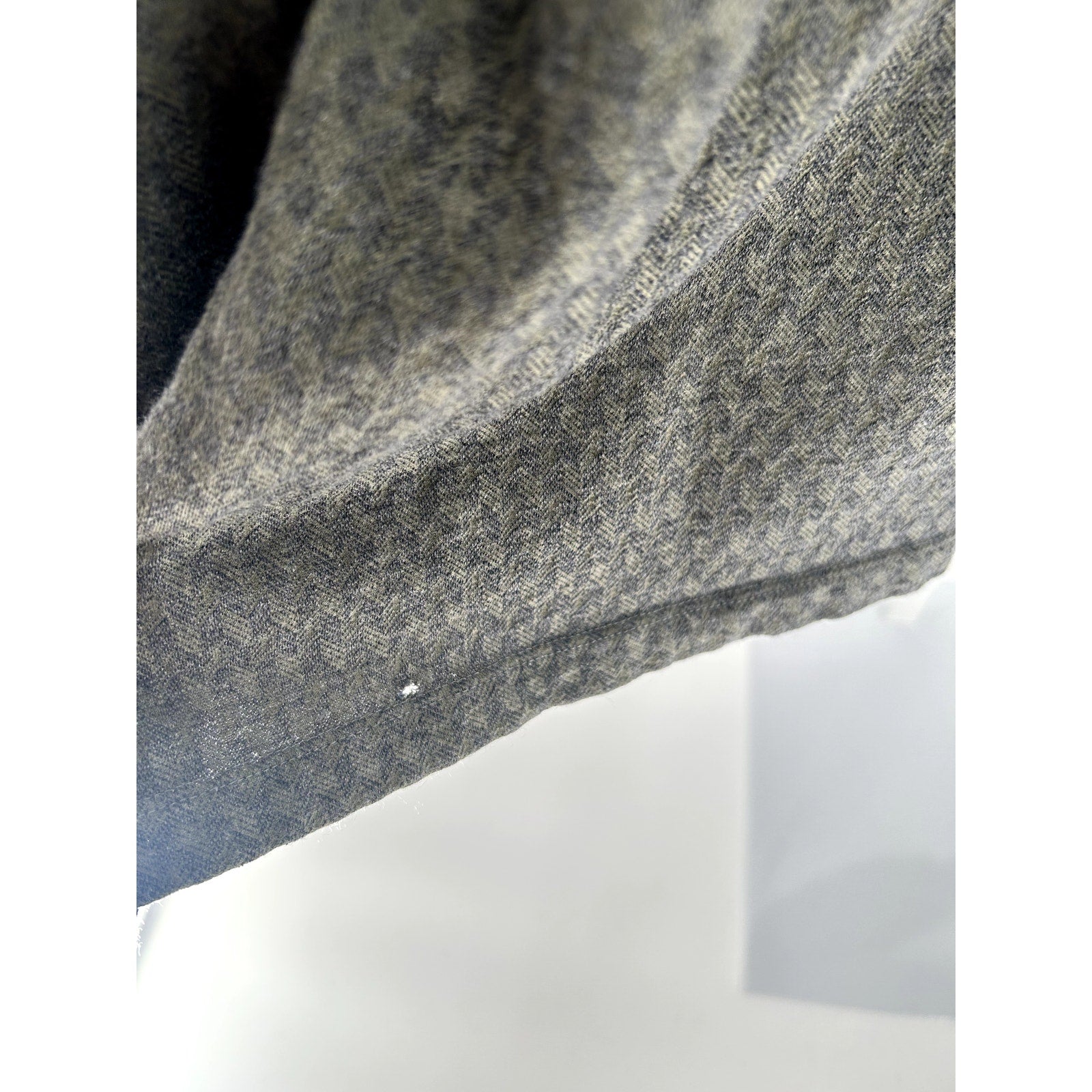 Zegna Green Patterned 50% Cotton 50% Wool Overshirt - Size XL/54