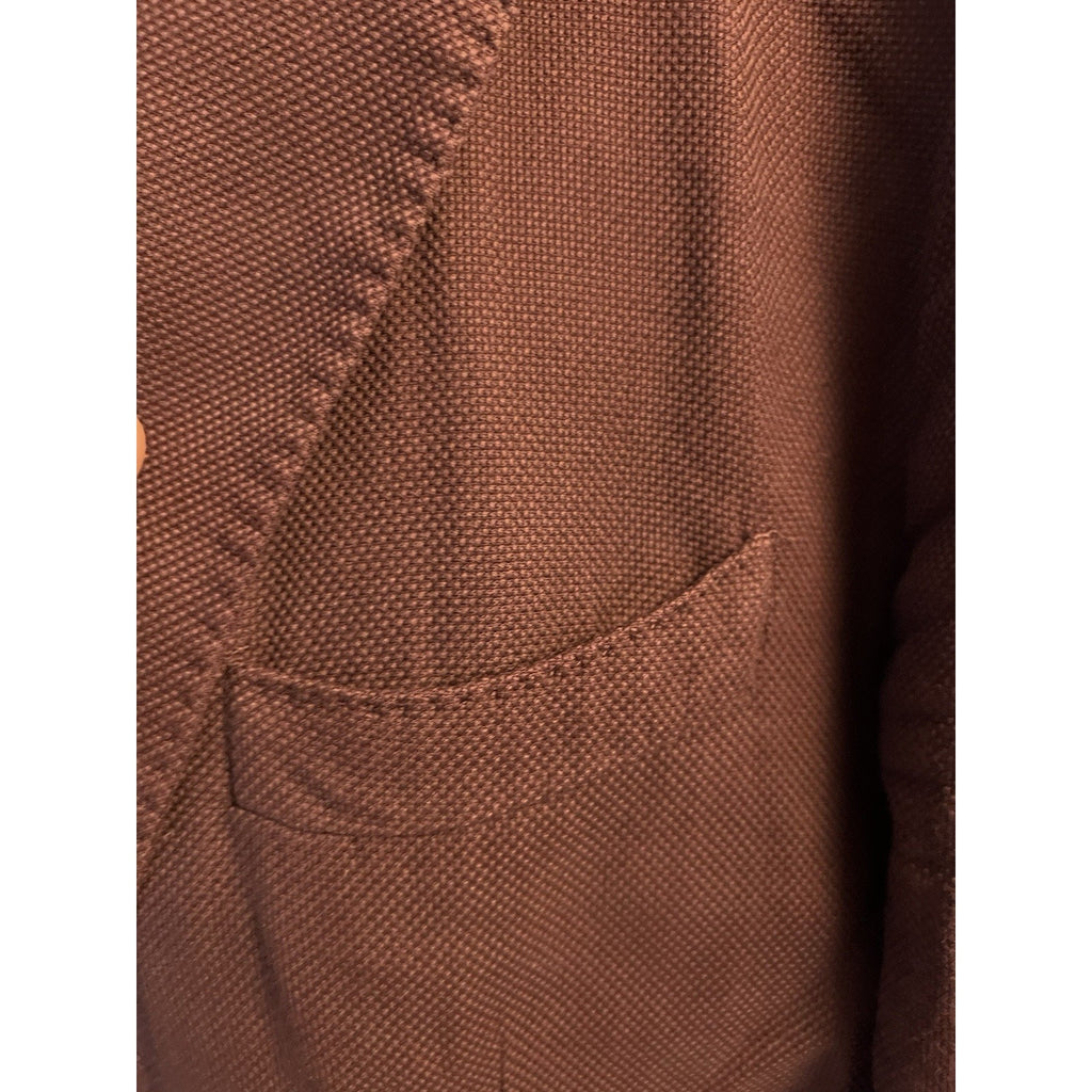 LBM 1911 Red Cotton Sport Coat - Size 44R