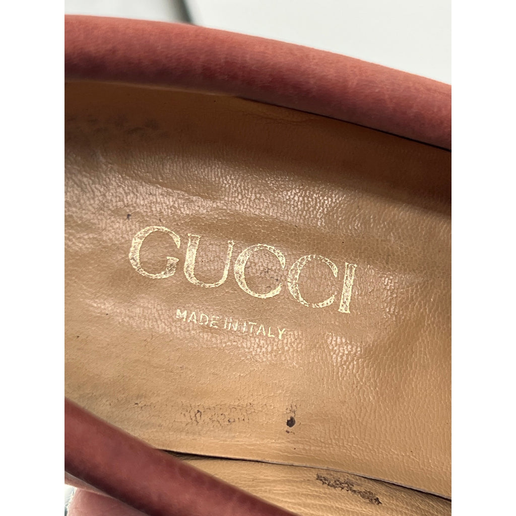 Tom Ford Era Gucci Terra Cotta Nubuck Horsebit Kiltie Lug Sole Loafers US 12.5 D Italy