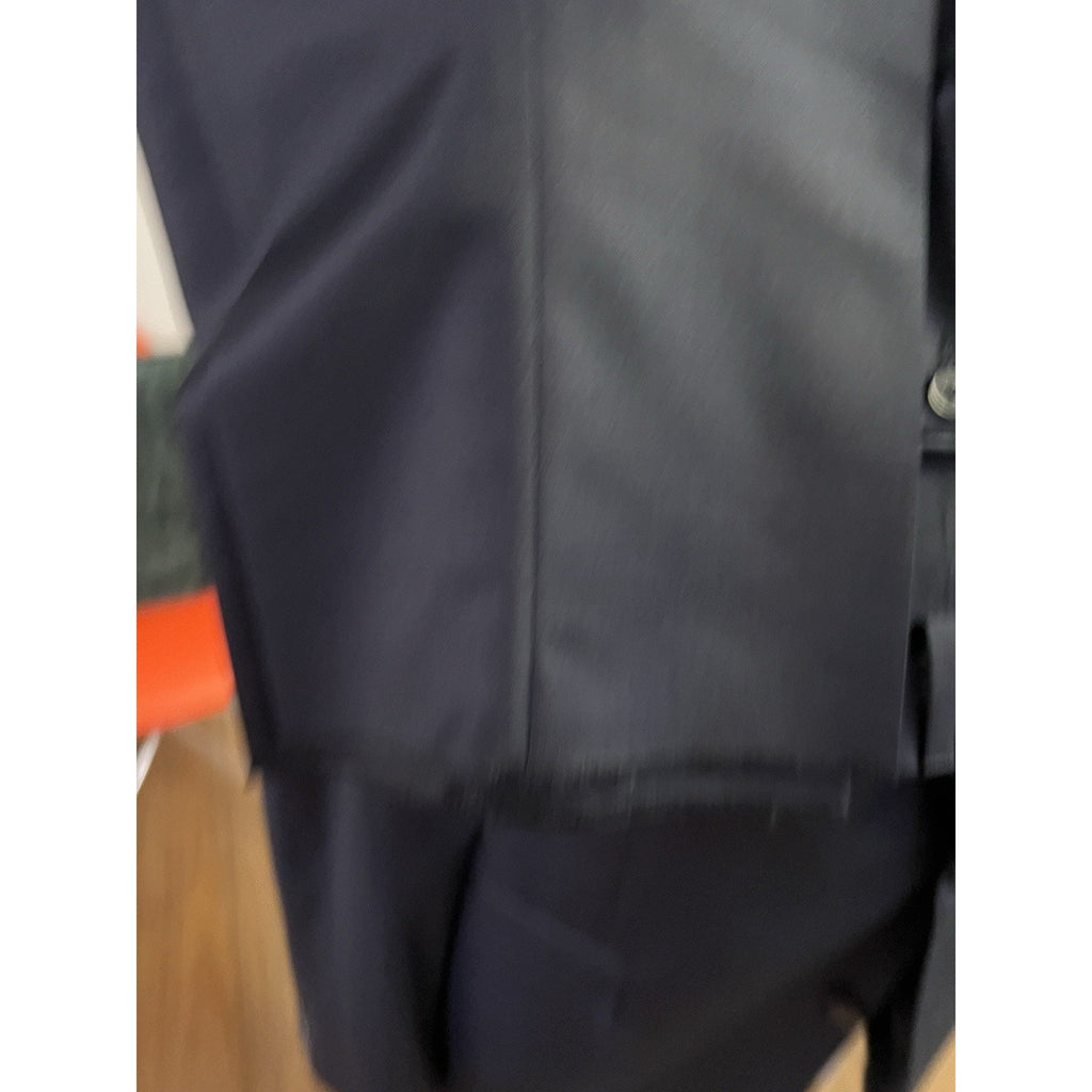 NEW Zegna Navy Trofeo Wool Suit – Size 56R