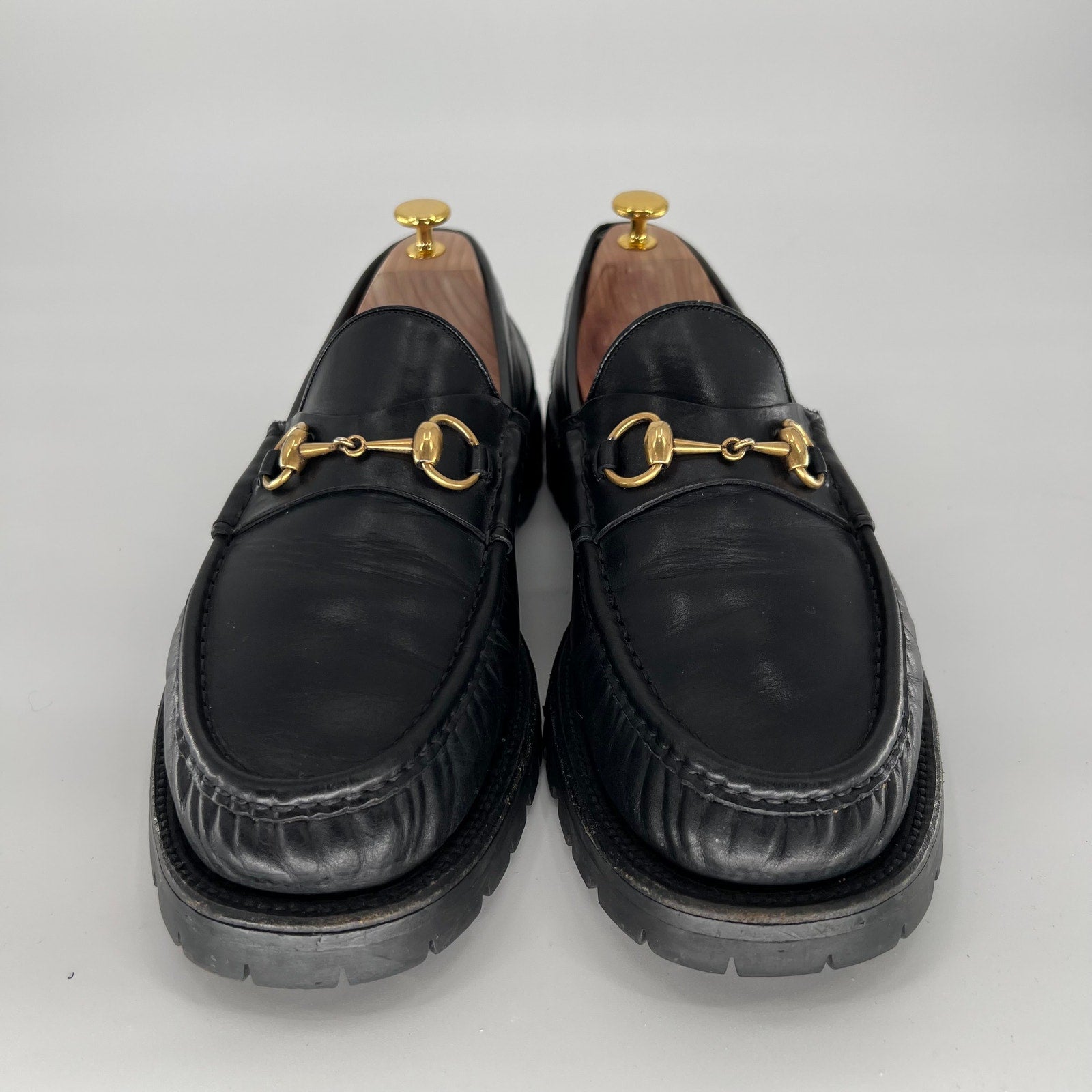 Gucci 1953 Lug Sole Loafer in Black - Size 12