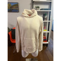 ISAIA Napoli Hooded Pullover 100% Cashmere Sweater in Cream - XL