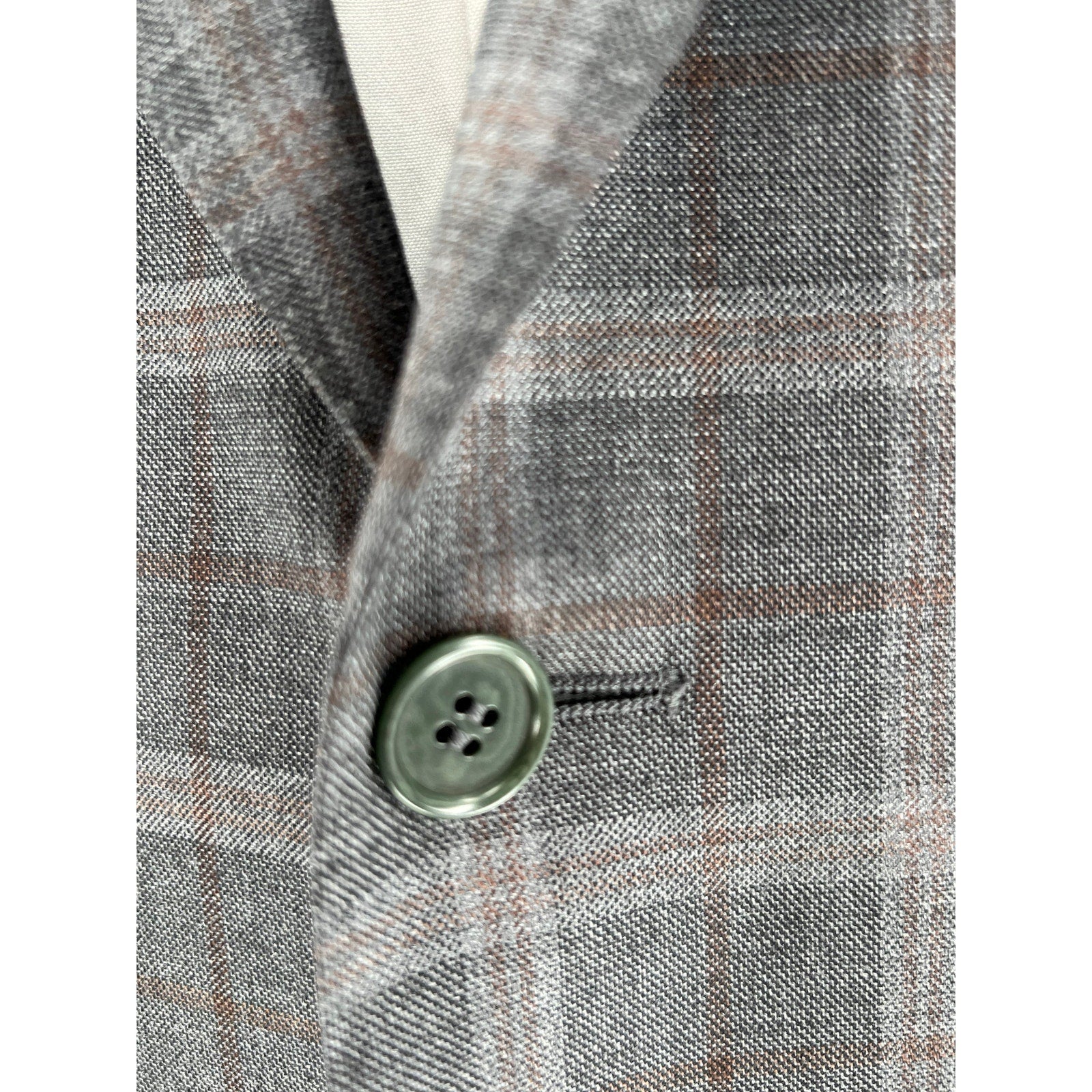 Canali Gey & Brown Plaid Sport Coat 56R (44R US)