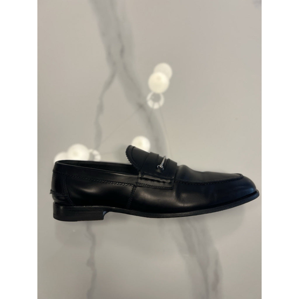 Gucci Micro Horsebit Loafers in Black - Size 12