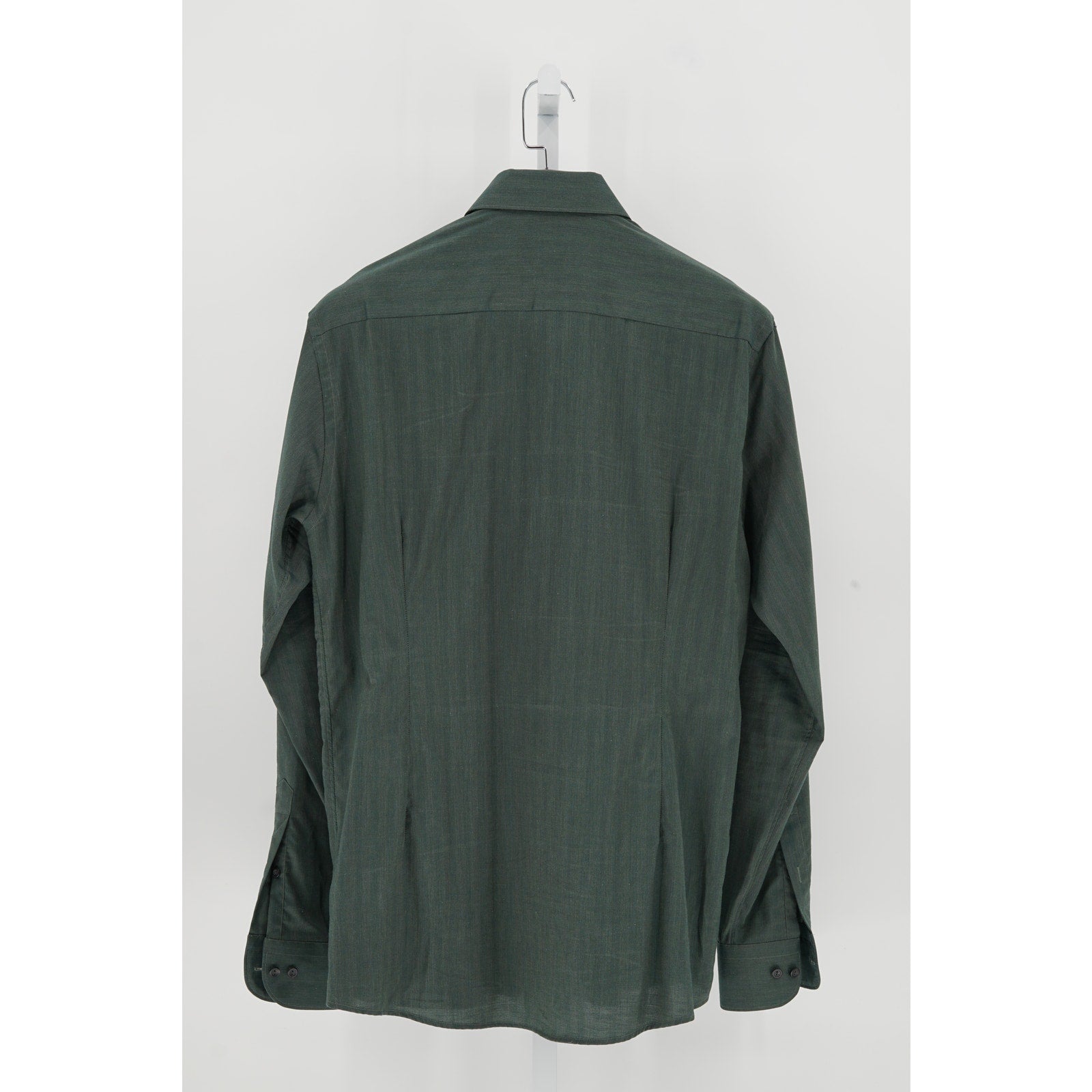 Eton Green 100% Cotton Dress Shirt - Size XL