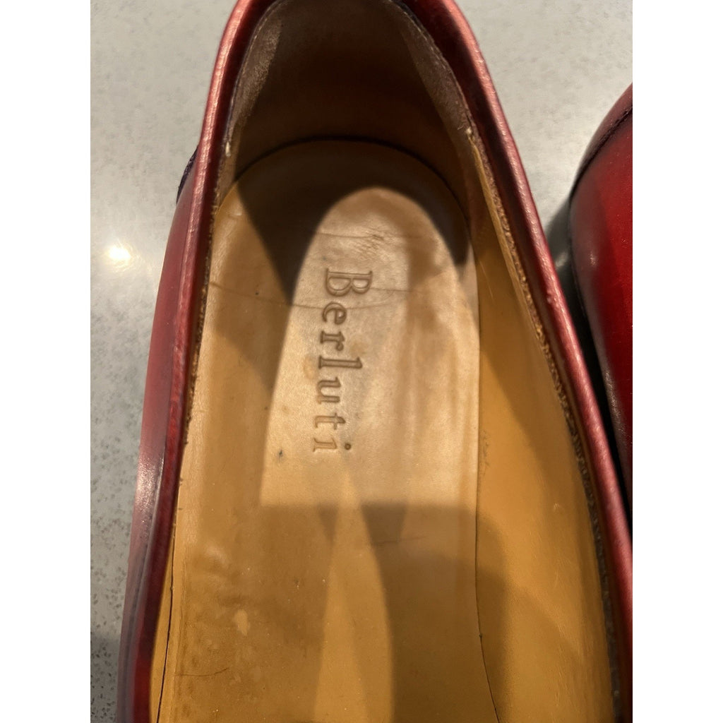 Berluti Loafers - Size 11 - Red MSRP $2k+