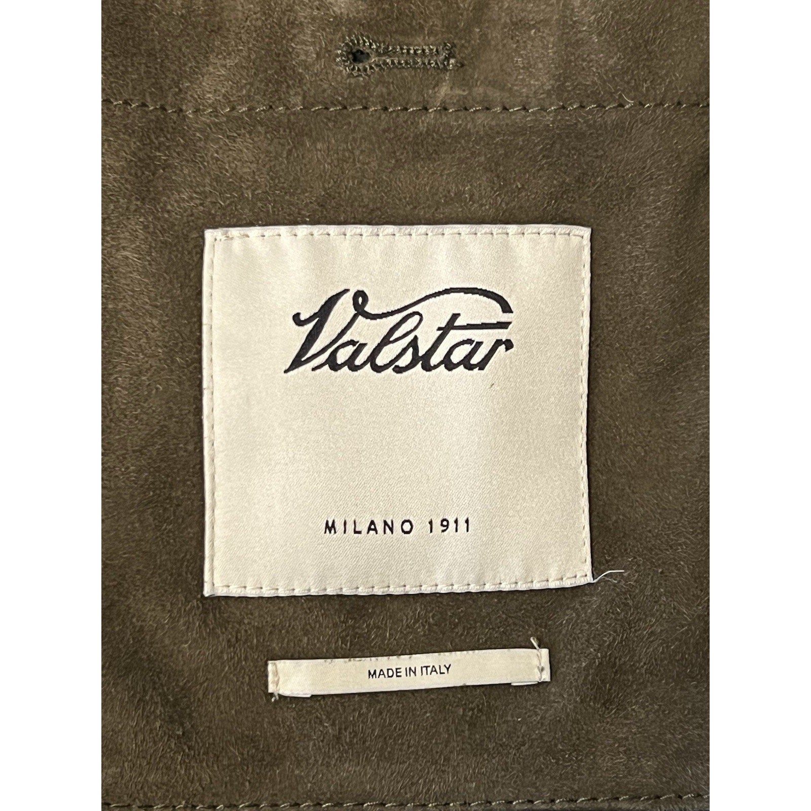 ICONIC Valstar Valstarino Suede Jacket - Olive Green - Size 56