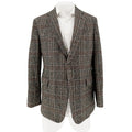 Sartoria Castangia Green/Brown Wool Check Sport Coat – 56 EU / 44 US