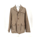 Ermenegildo Zegna Beige Safari Jacket in Linen/Cashmere/Silk - Size 56 EU/US XL