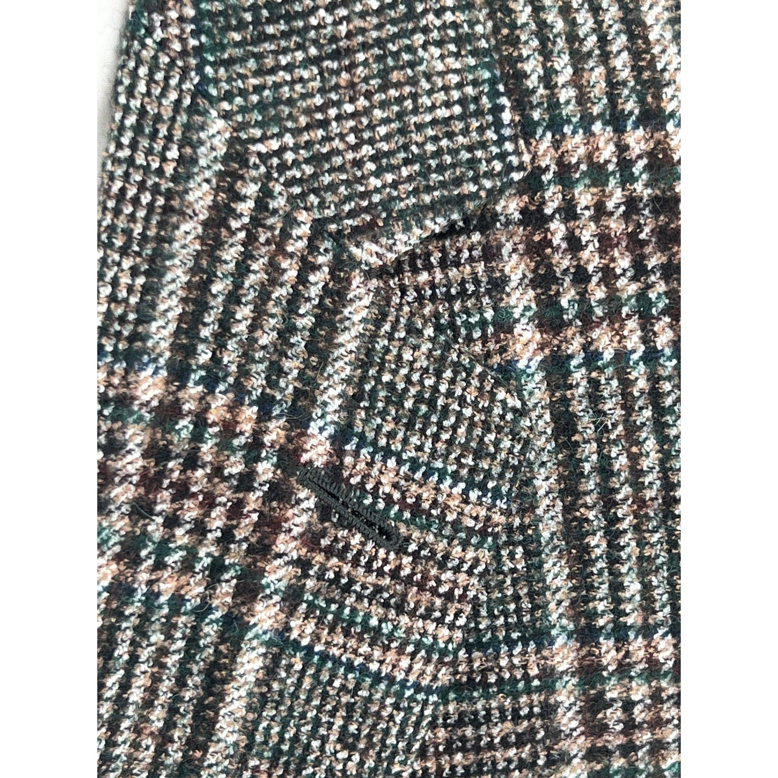 Sartoria Castangia Green/Brown Wool Check Sport Coat – 56 EU / 44 US
