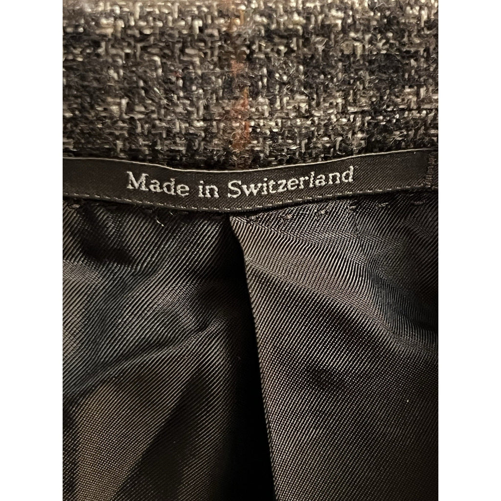 Ermenegildo Zenga Silk/Cashmere Brown Plaid Jacket