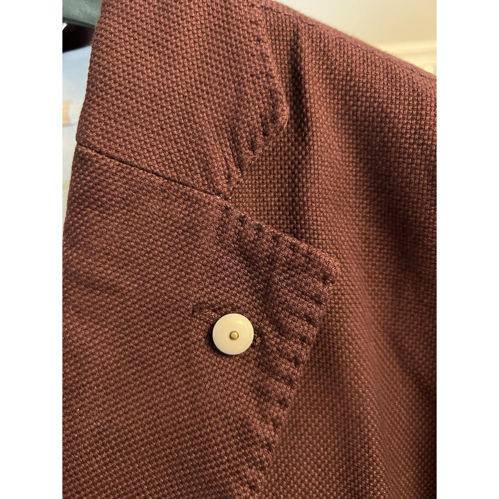 LBM 1911 Red Cotton Sport Coat - Size 44R