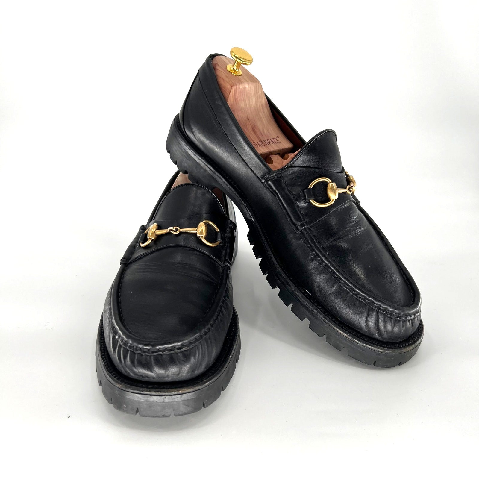 Gucci 1953 Lug Sole Loafer in Black - Size 12