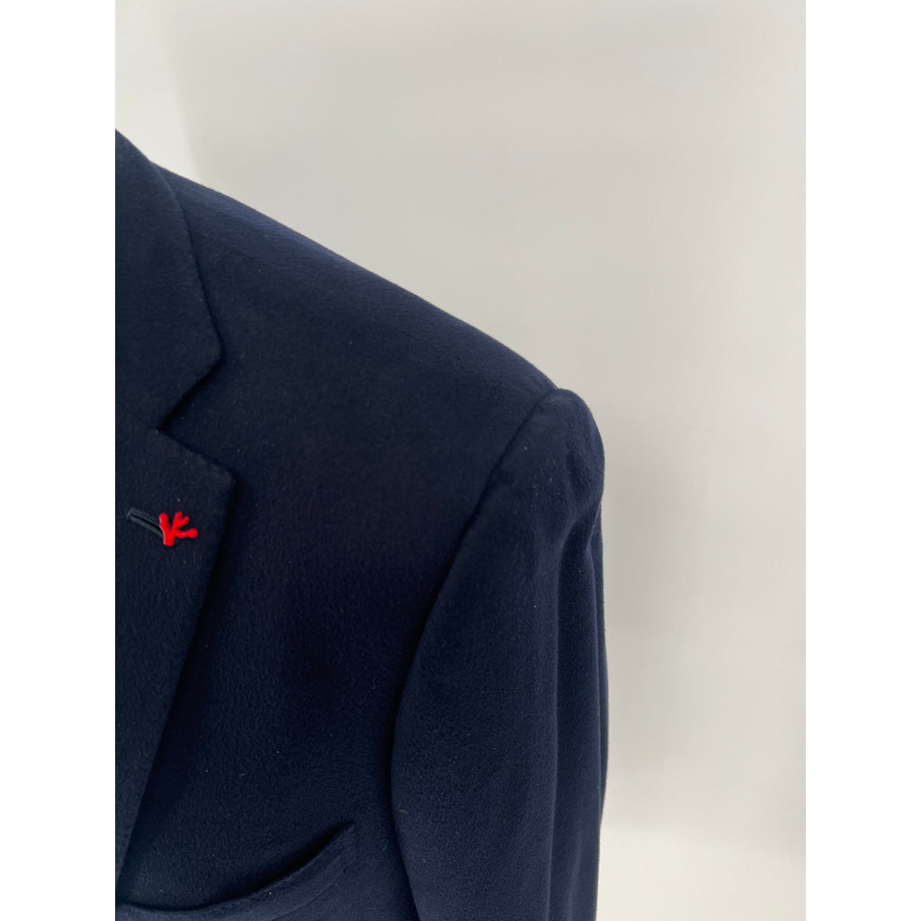 Isaia Aquacashmere Single Breasted Sport Coat – Navy – 54EU/44US