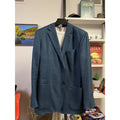STUNNING Ermenegildo Zegna Blue Silk Blend Hopsack Sport Coat - Size 56eu/44eu