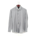 Zegna Blue-White-Red Patterned Dress Shirt - Size XXL
