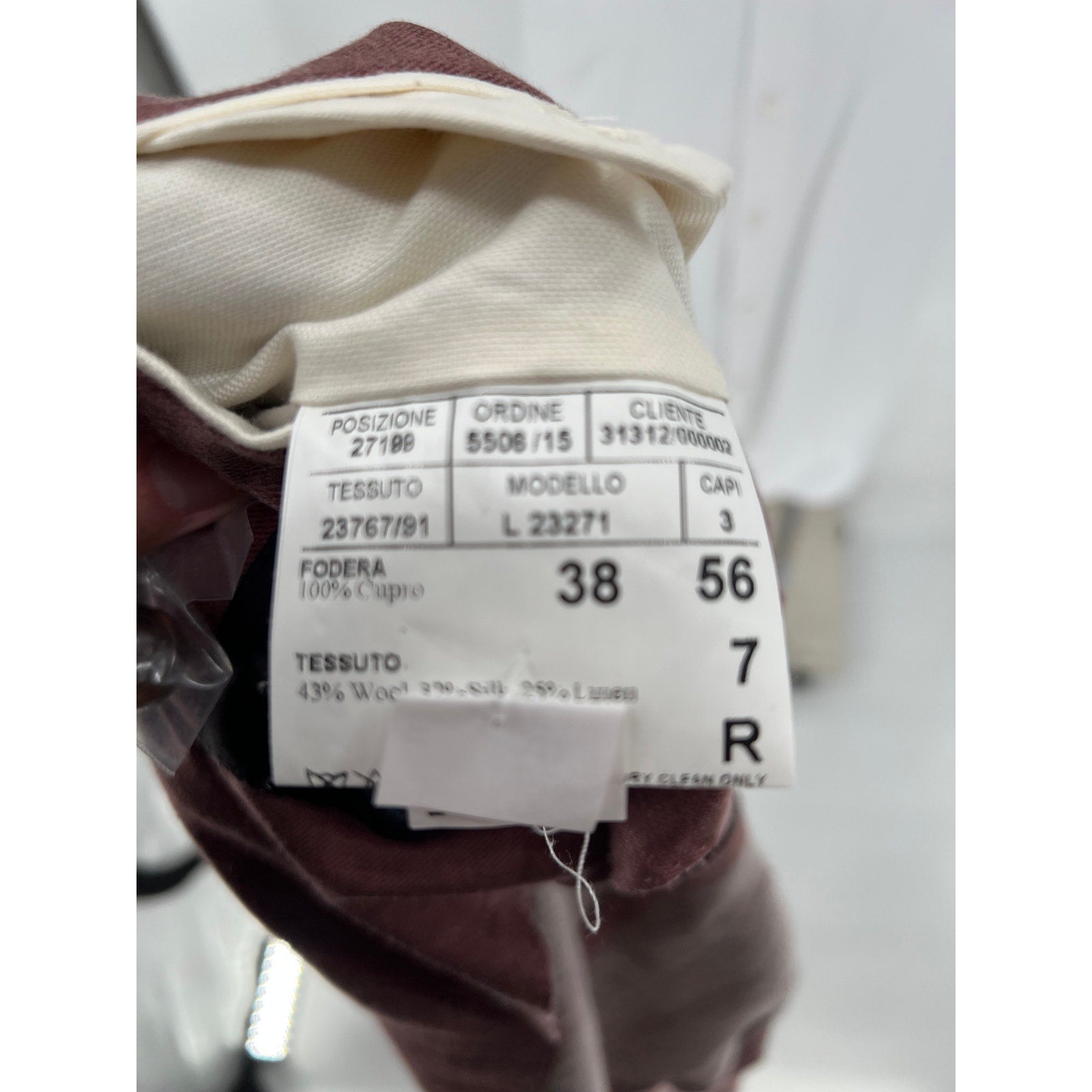 Canali Dusty Rose Wool Silk Linen Kei Jacket - Size 56IT (46US)