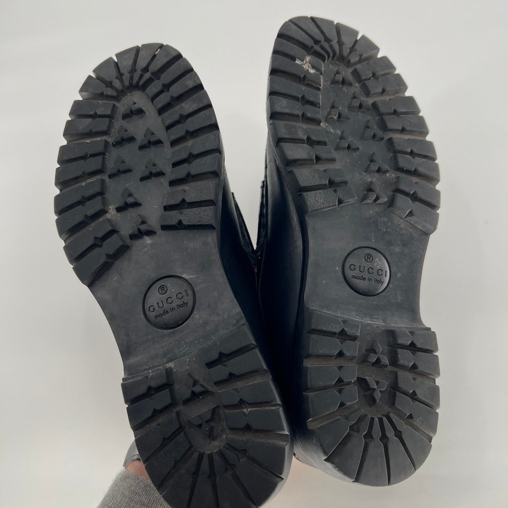 Gucci 1953 Lug Sole Loafer in Black - Size 12