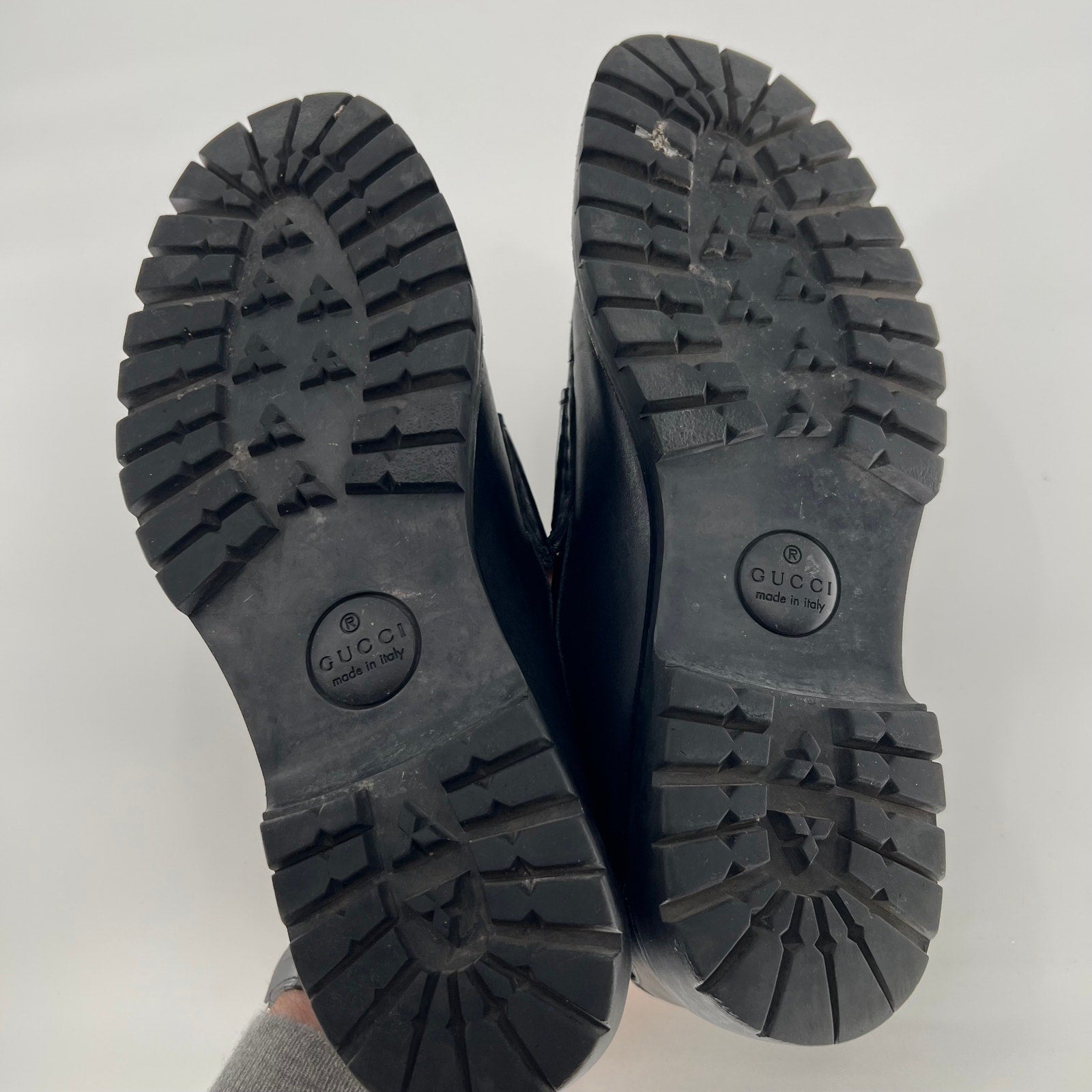 Gucci 1953 Lug Sole Loafer in Black - Size 12